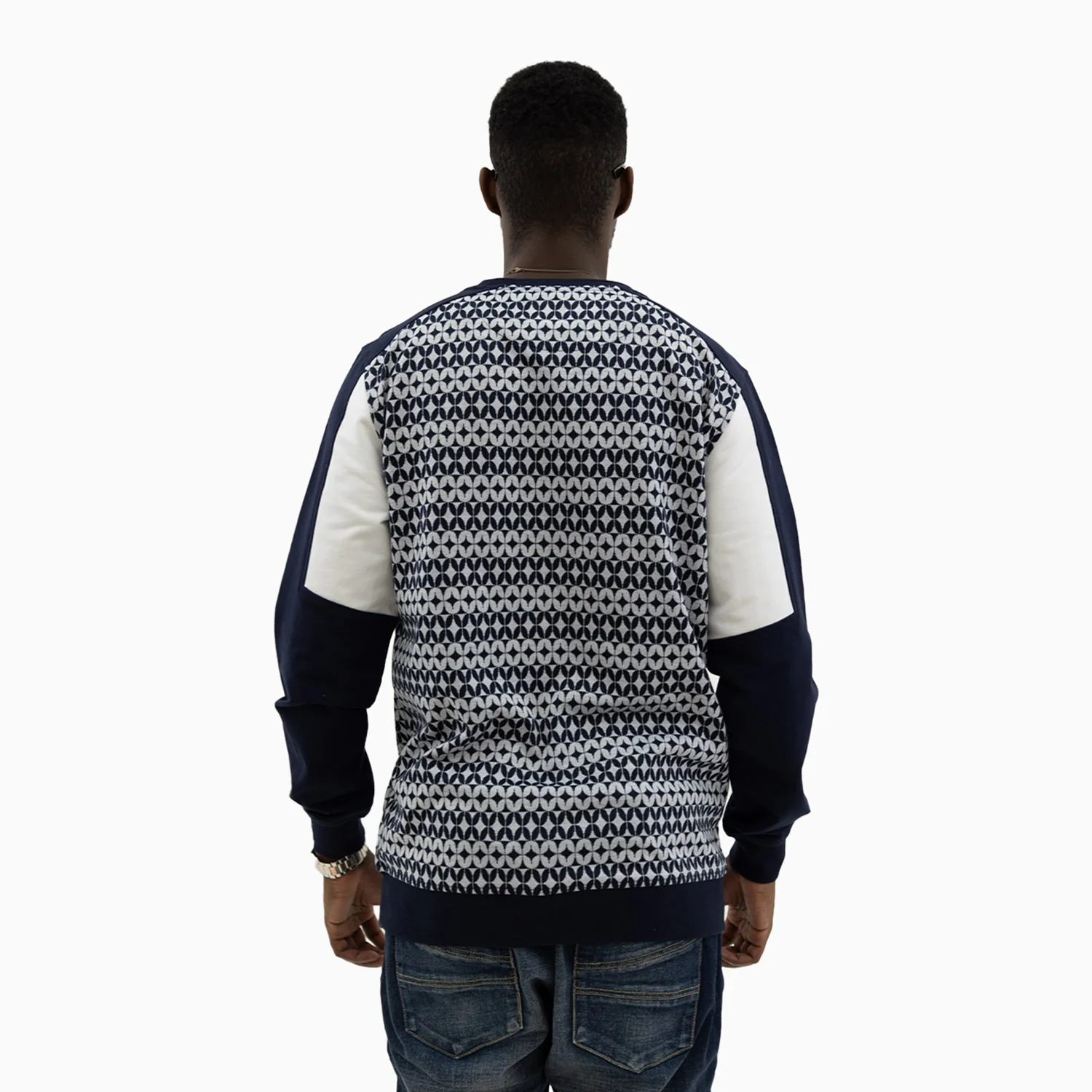 Men's Brookings Jacquard Knit Sweatshirt - Image 8