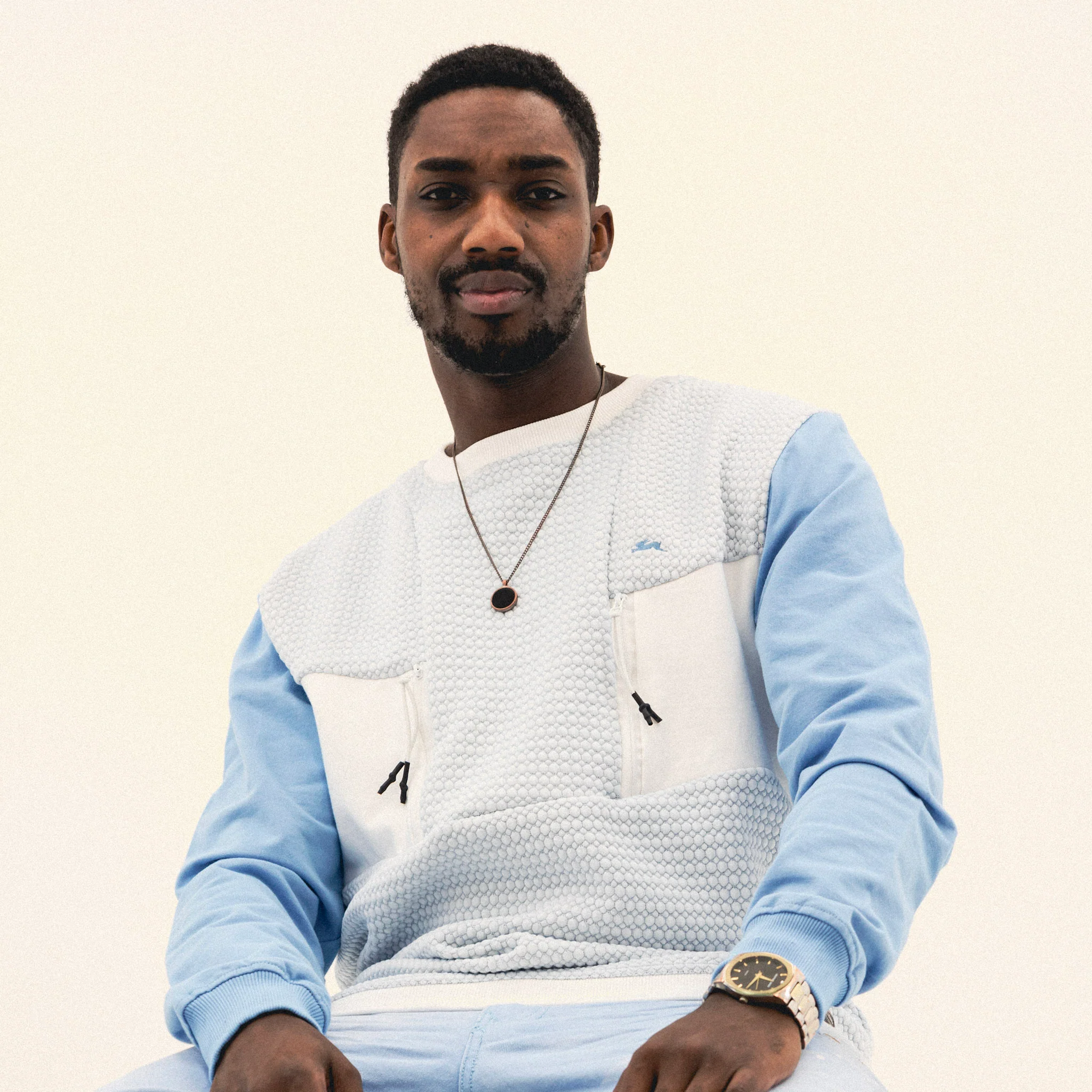 Men's Kalel Jacquard Knit Sweatshirt - Image 2