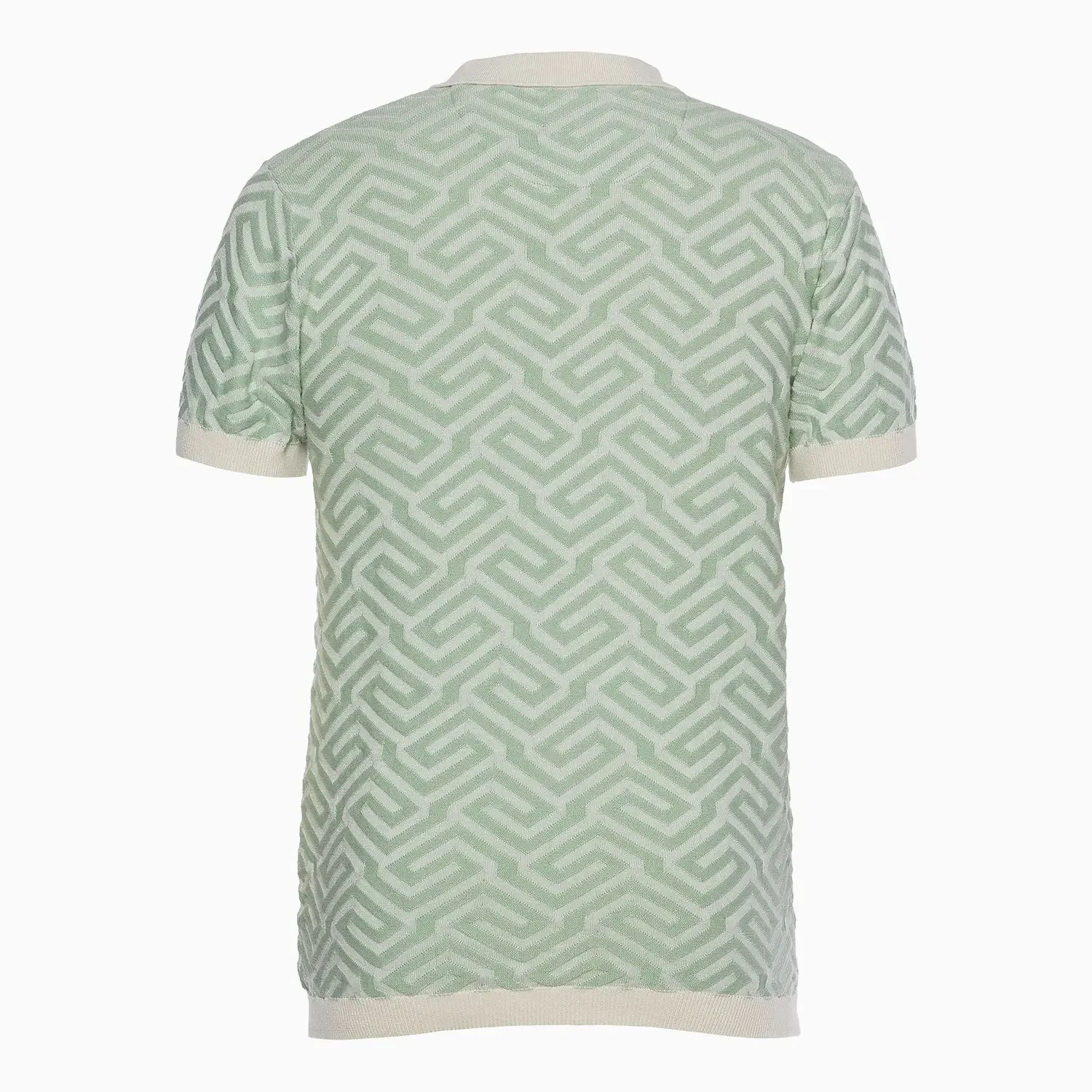 Men's Tboy Jacquard Knit Polo Shirt - Image 2