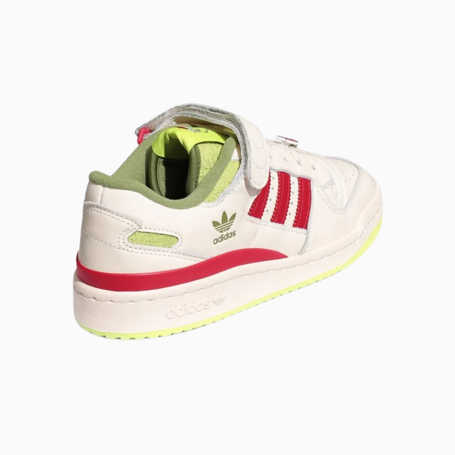 Kid's The Grinch X adidas Forum Low "Green" Grade School - Image 8