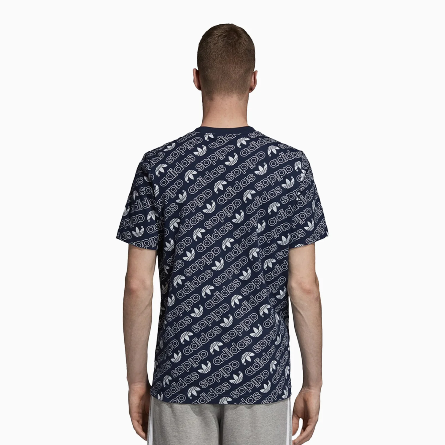 Men's Originals Adidas Performance - Monogram Logo T-shirt - Image 2