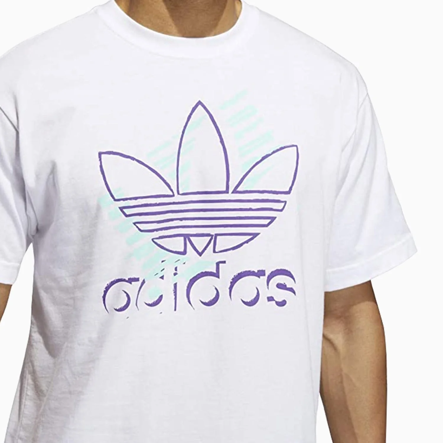Men's Originals Sketch Trefoil T Shirt - Image 3