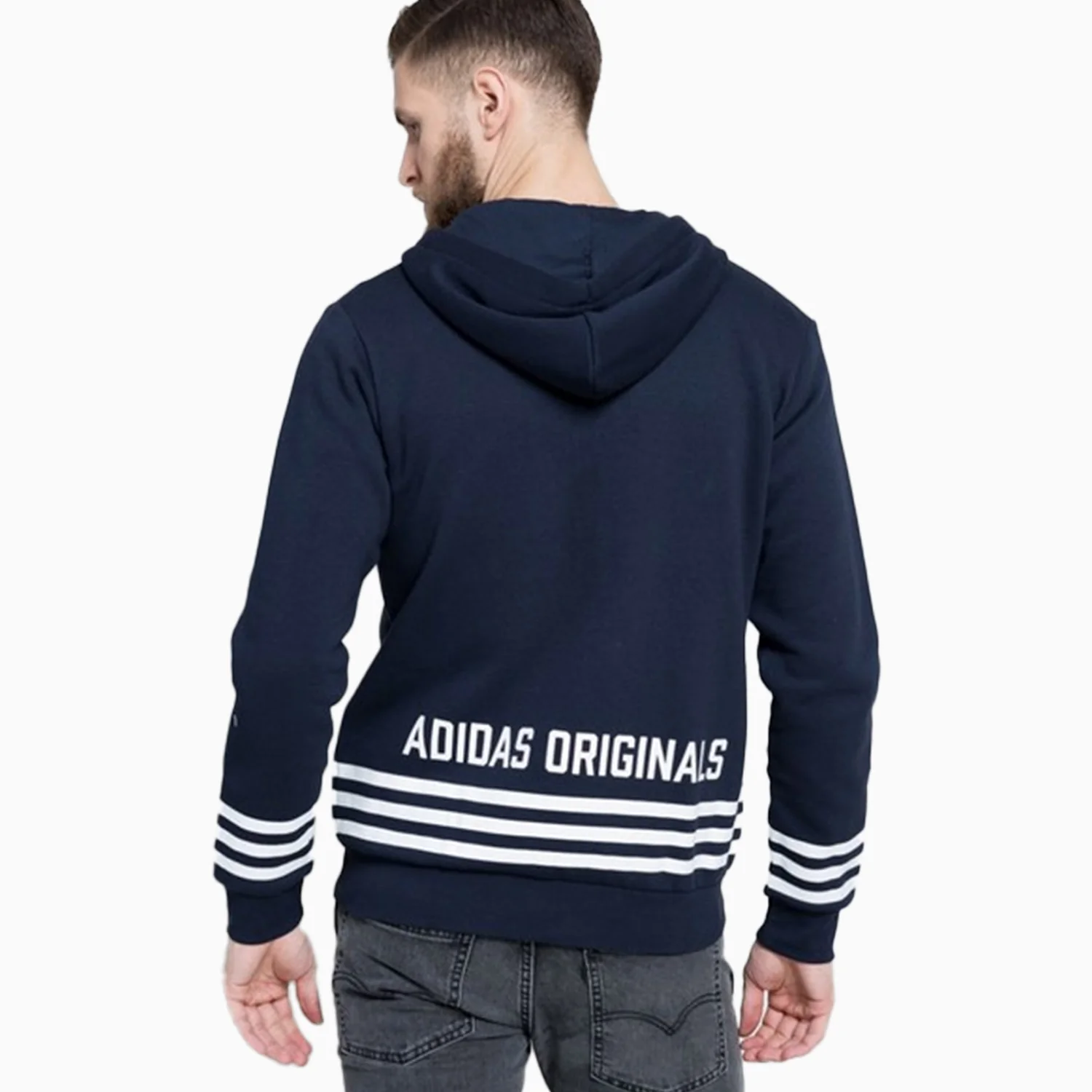 Men's Street Graphic Zip Up Hoodie - Image 2