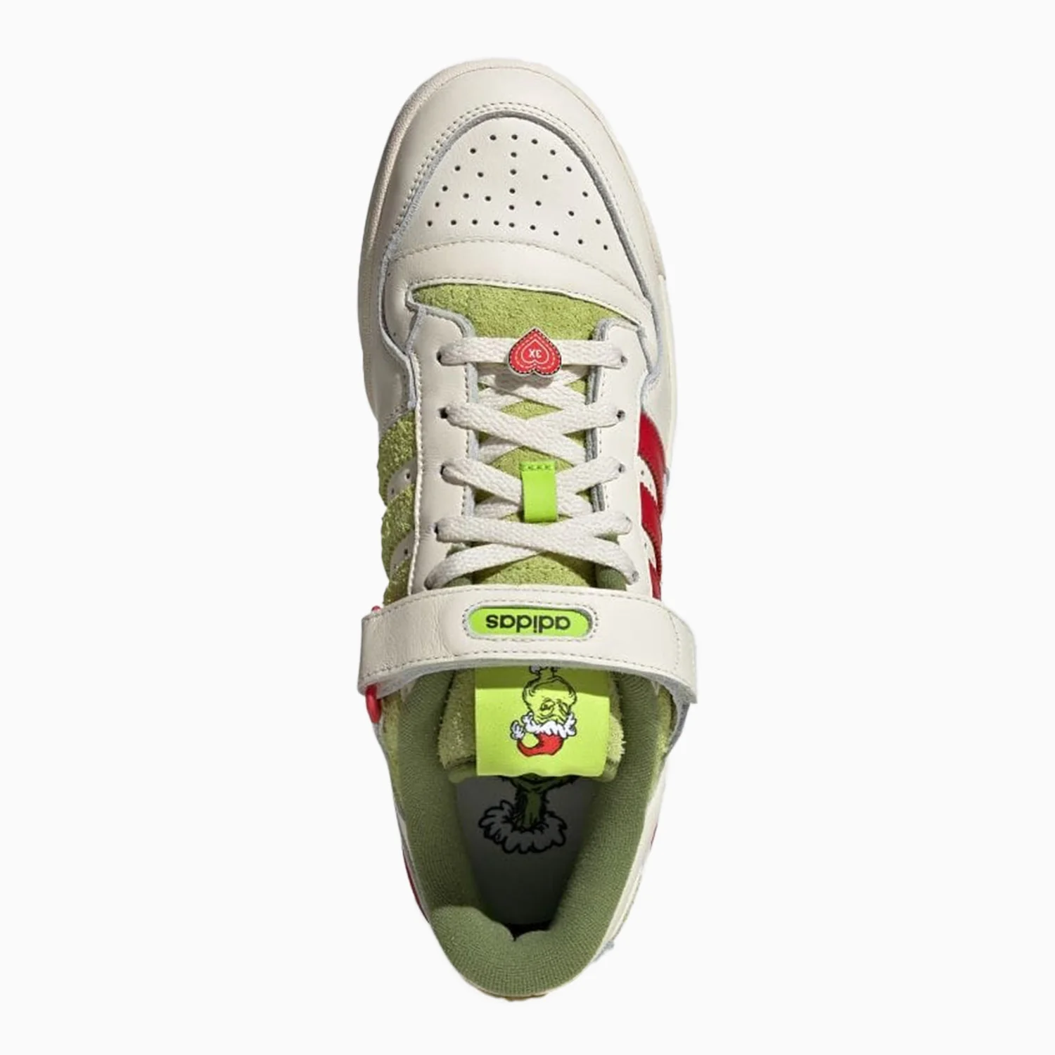 Men's The Grinch X adidas Forum Low "Green" - Image 5