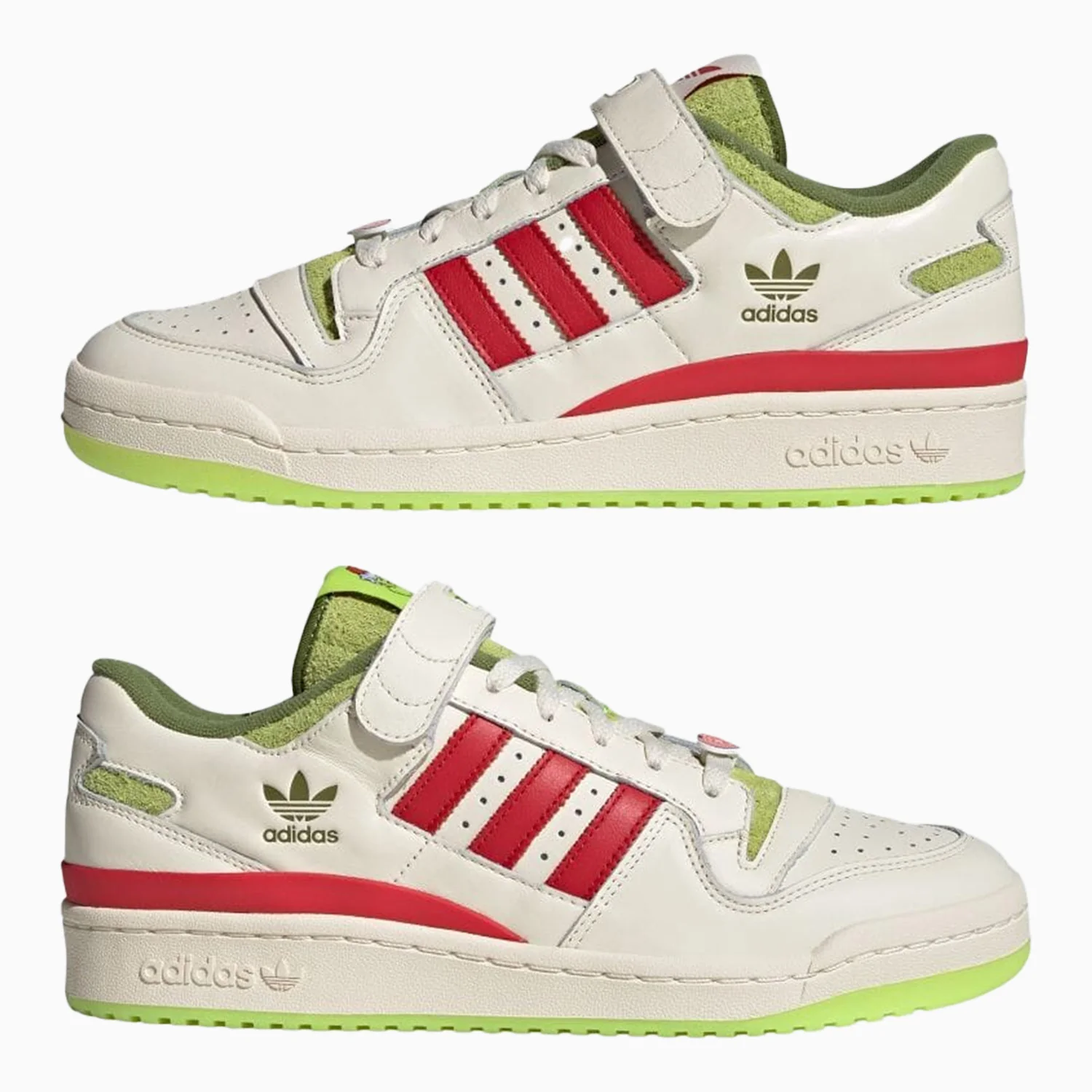 Men's The Grinch X adidas Forum Low "Green" - Image 8
