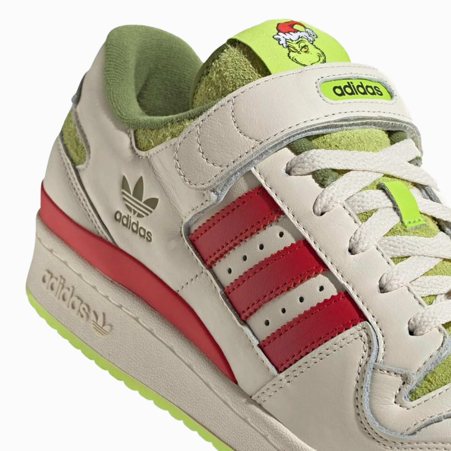 Men's The Grinch X adidas Forum Low "Green" - Image 9