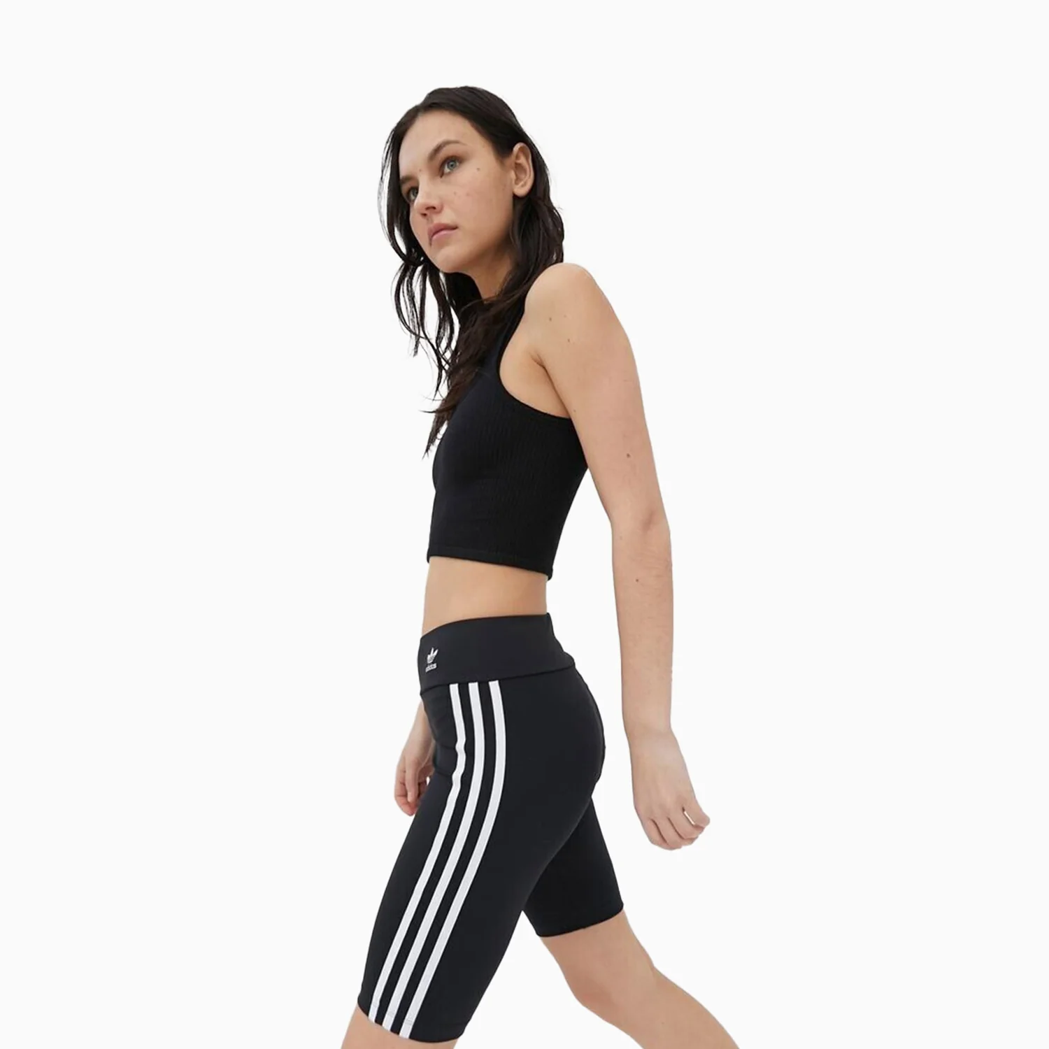 Women's 3 Stripe Bicycle Shorts Leggings - Image 4