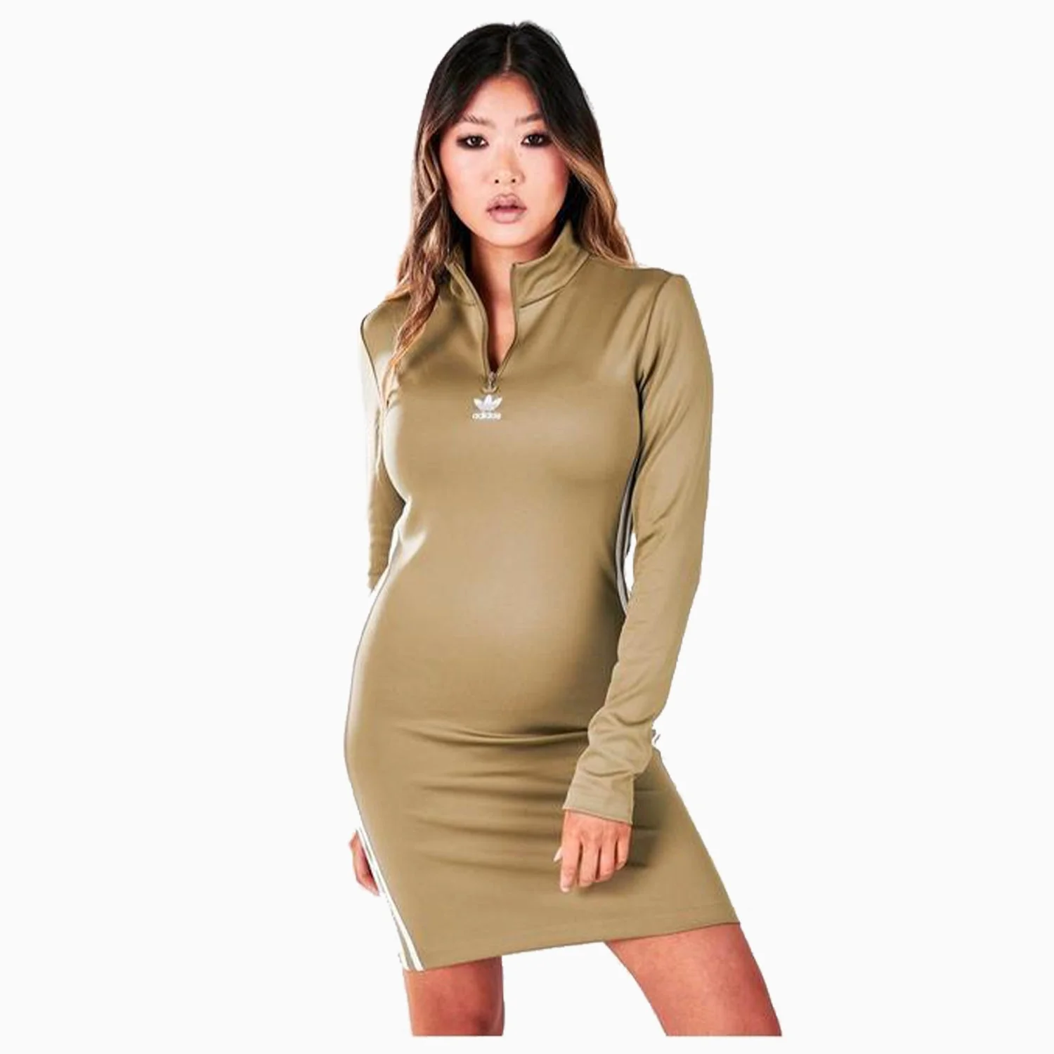 Women's Adicolor Classics Long Sleeve Dress - Image 2