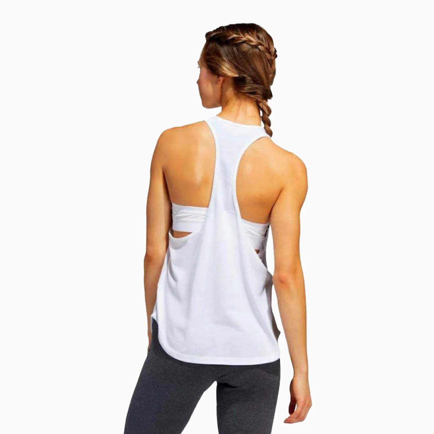 Women's Badge Of Sport Graphic Sleeveless Sports Top - Image 2