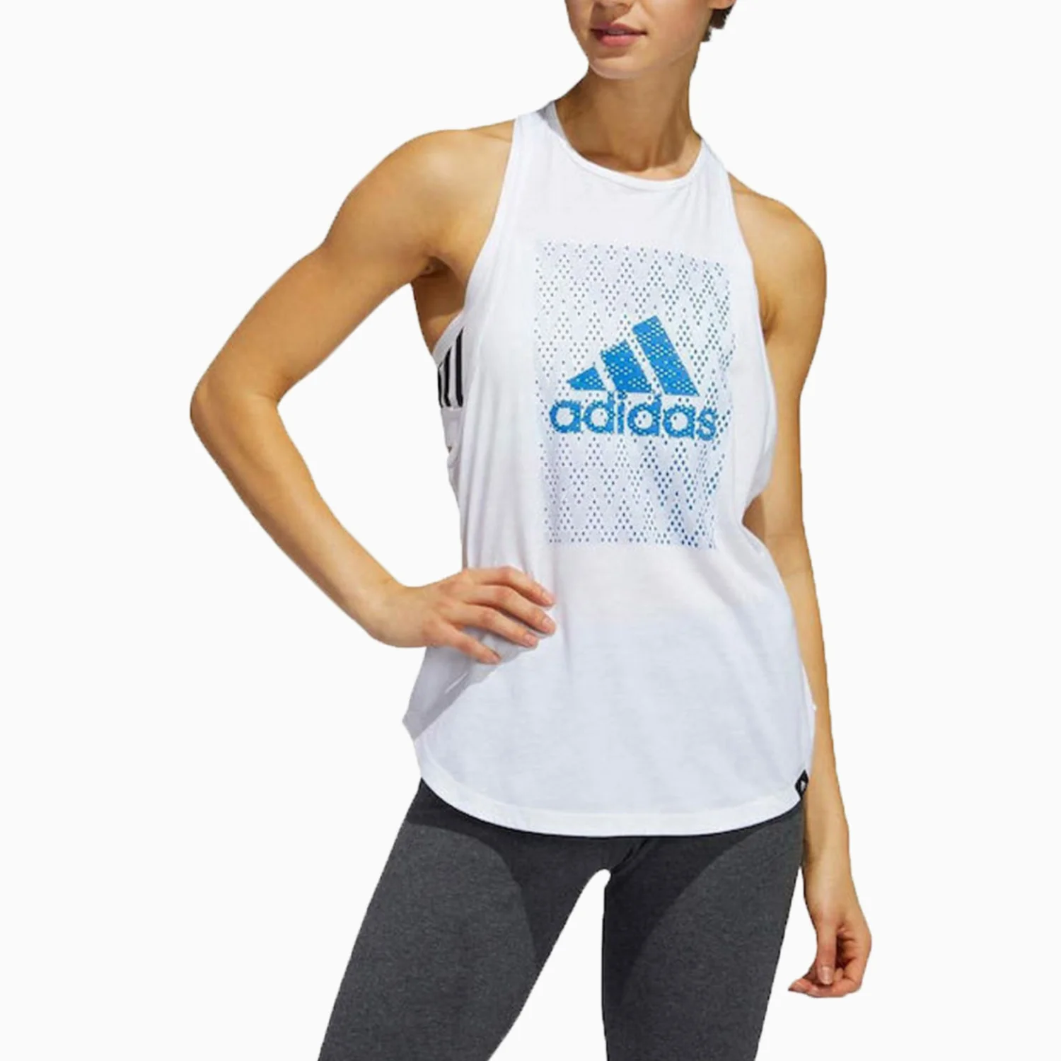 Women's Badge Of Sport Graphic Sleeveless Sports Top - Image 3