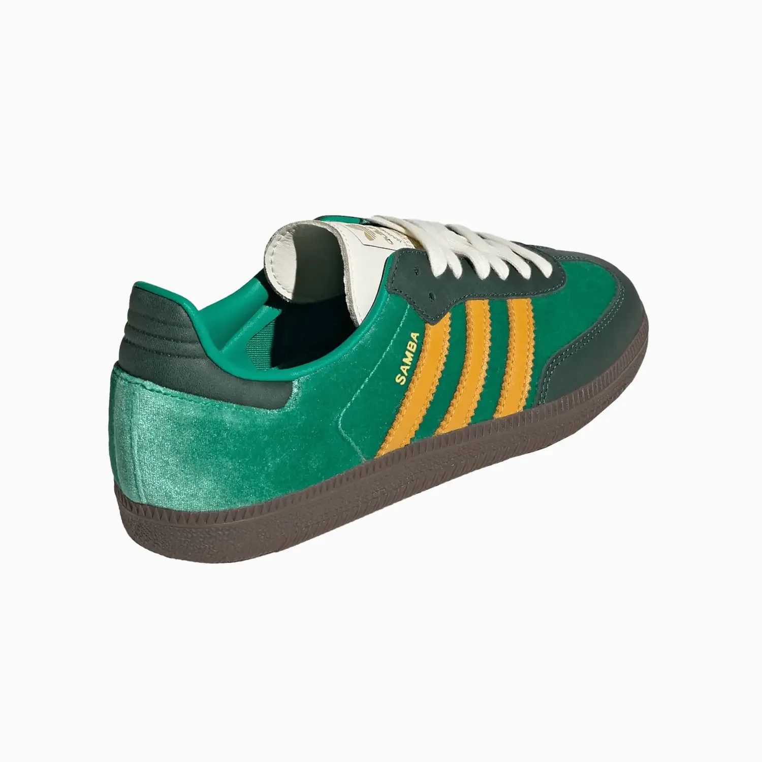 Women's Originals Samba OG "Green Preloved Yellow Velvet" - Image 5