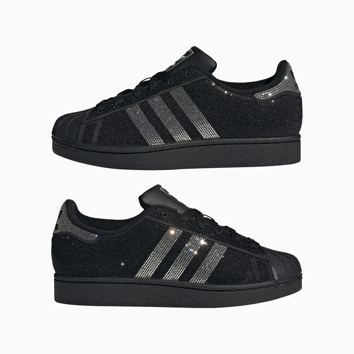 Women's Superstar II "Rhinestone Black Silver" - Image 5