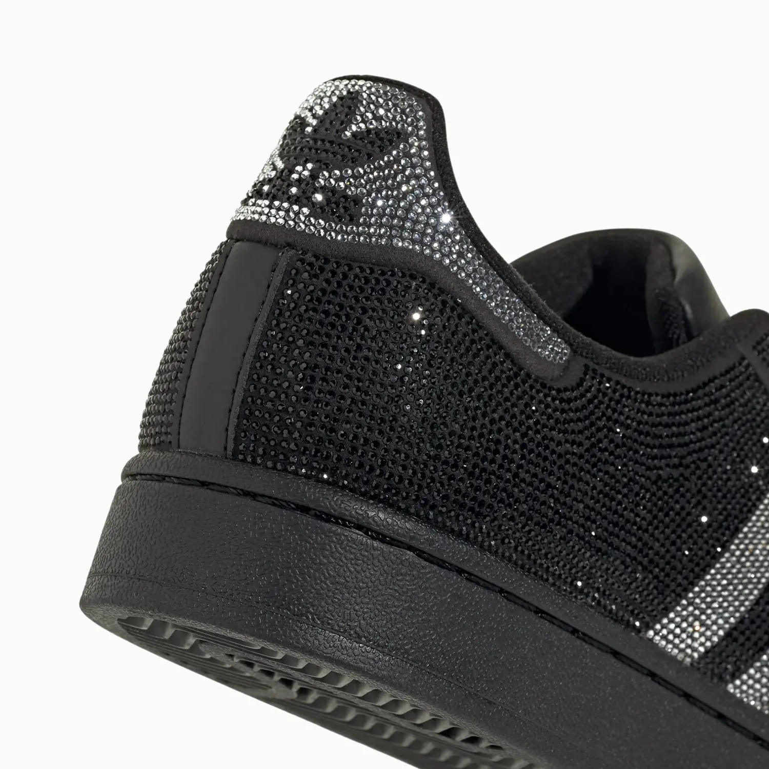 Women's Superstar II "Rhinestone Black Silver" - Image 6