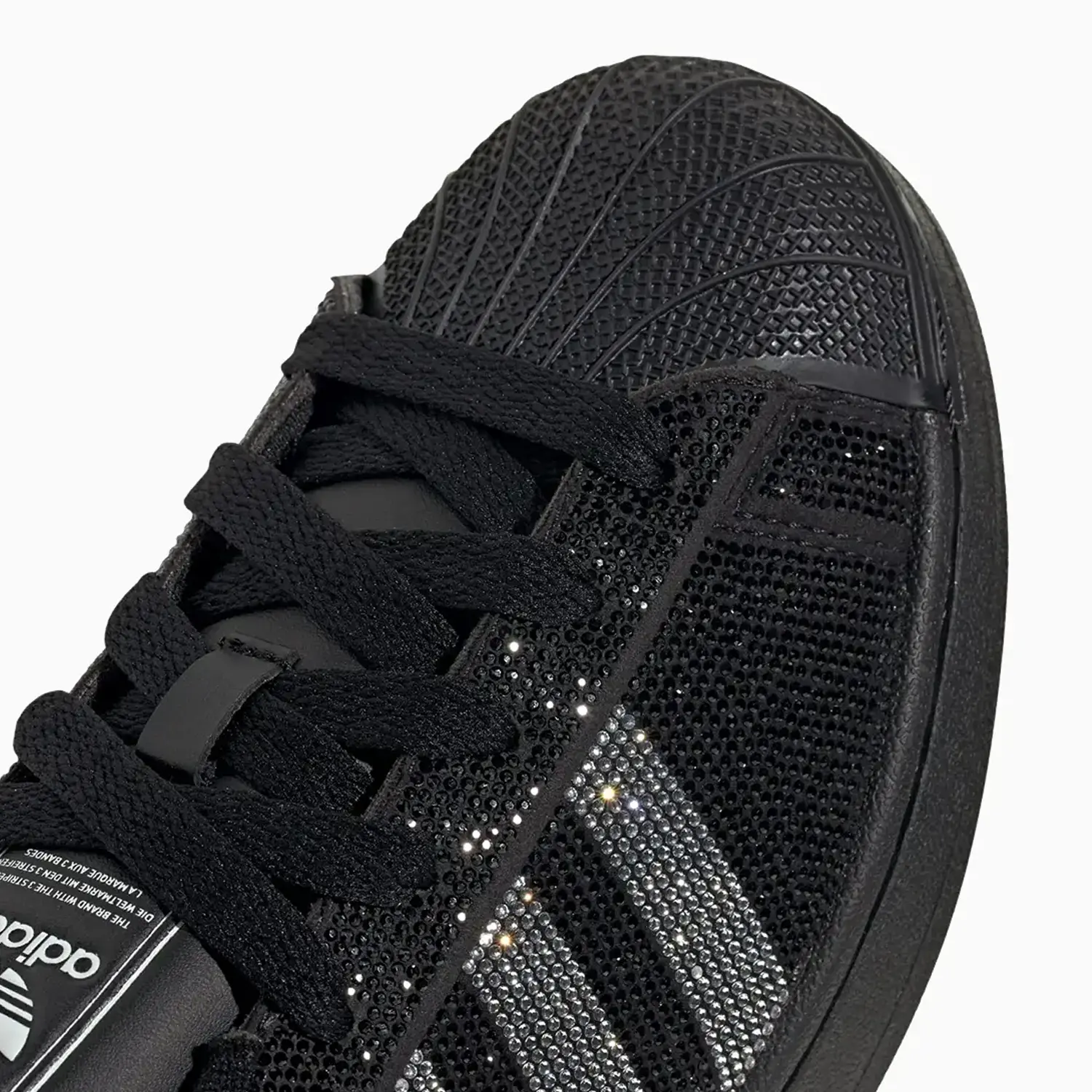 Women's Superstar II "Rhinestone Black Silver" - Image 7
