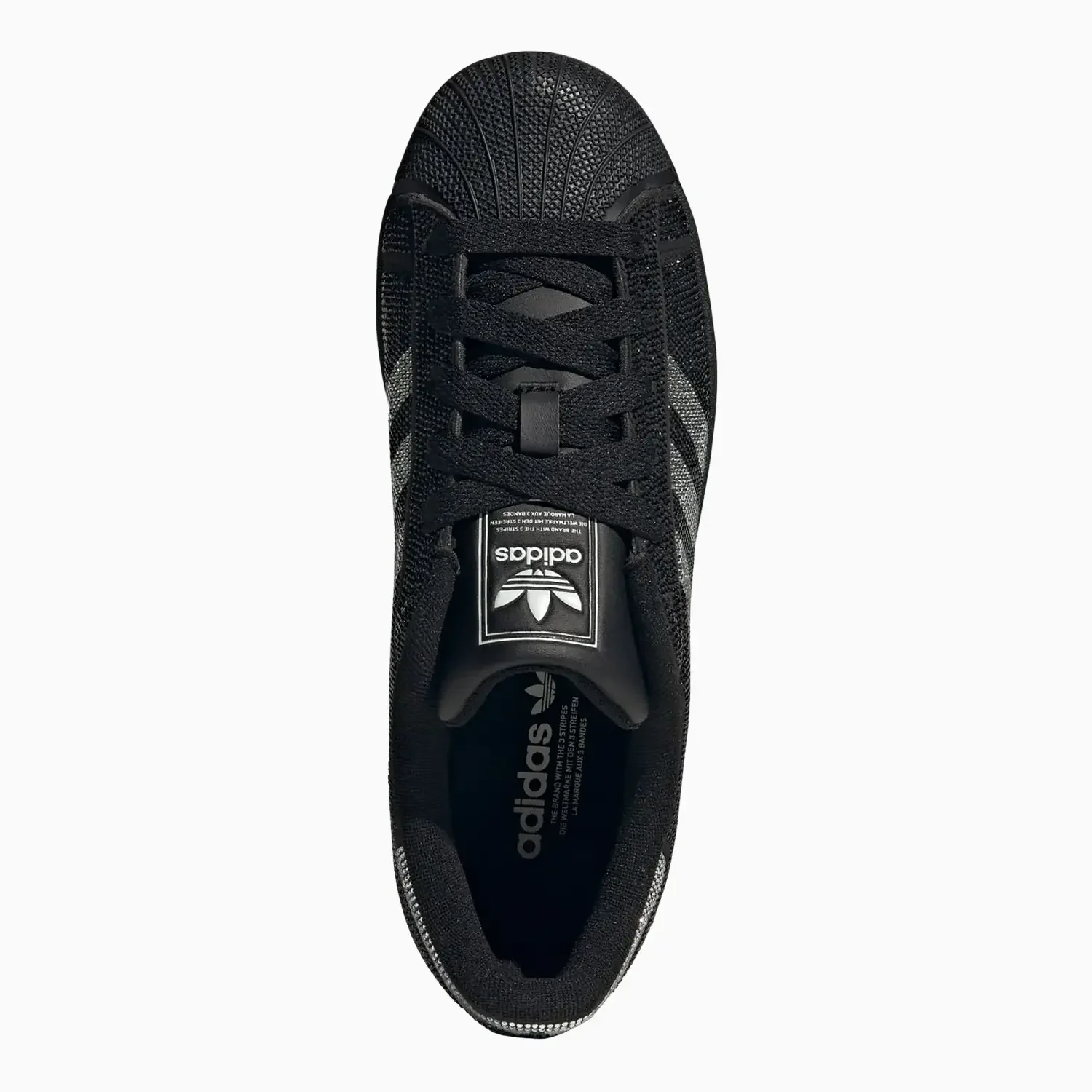 Women's Superstar II "Rhinestone Black Silver" - Image 8