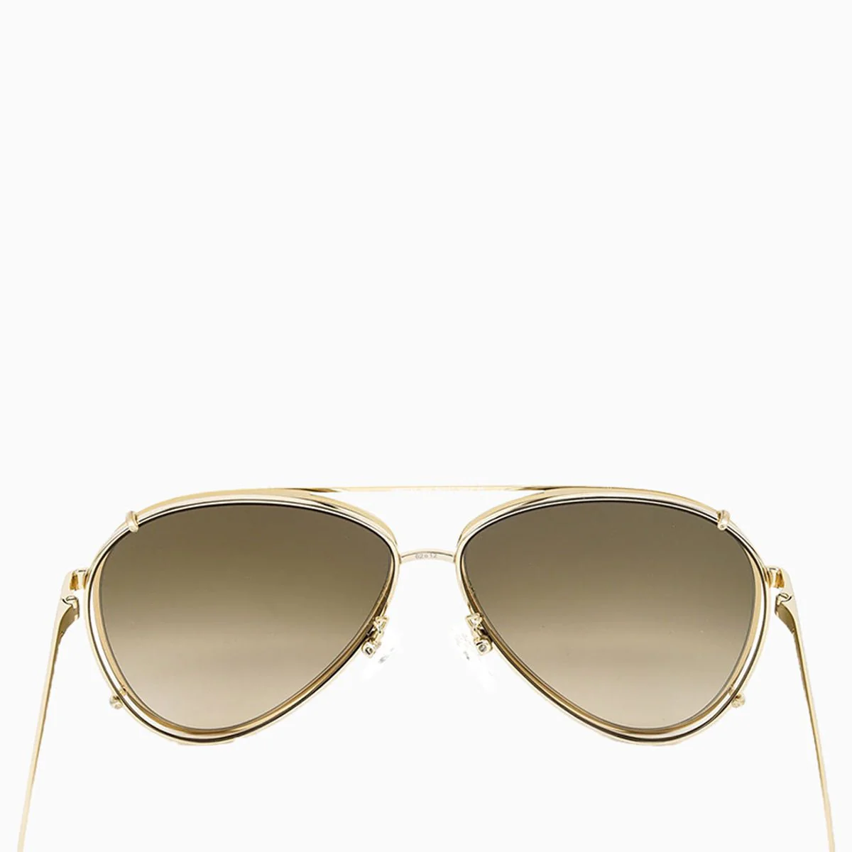 Alexander Mcqueen Pilot Gold Metal Sunglasses - Image 3