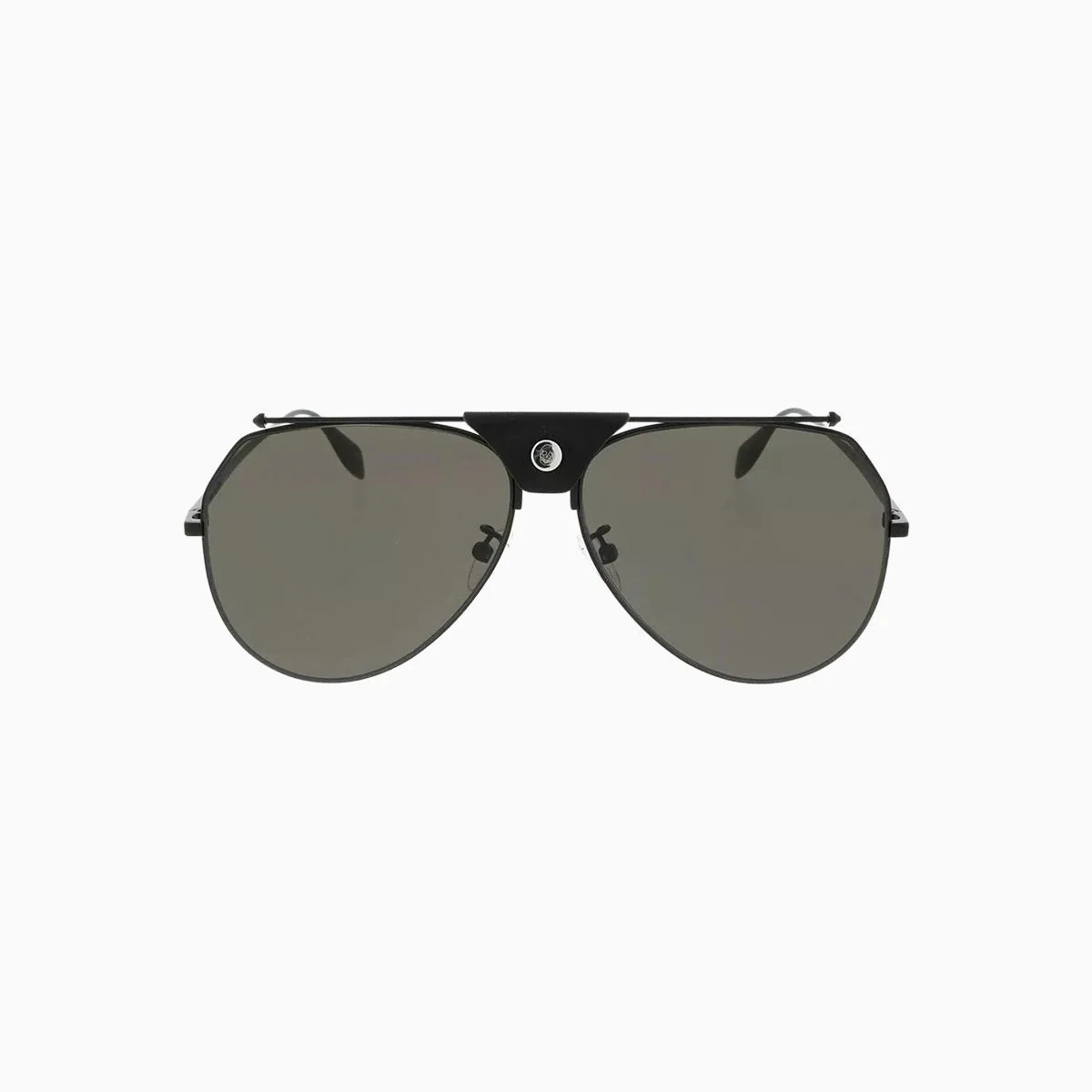 Alexander McQueen Metal Black Sunglasses