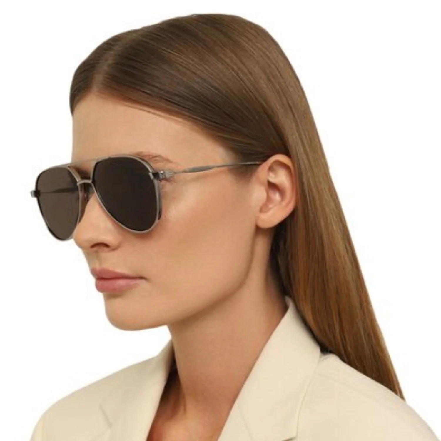 Alexander Mcqueen Ruthenium Grey Sunglasses - Image 4
