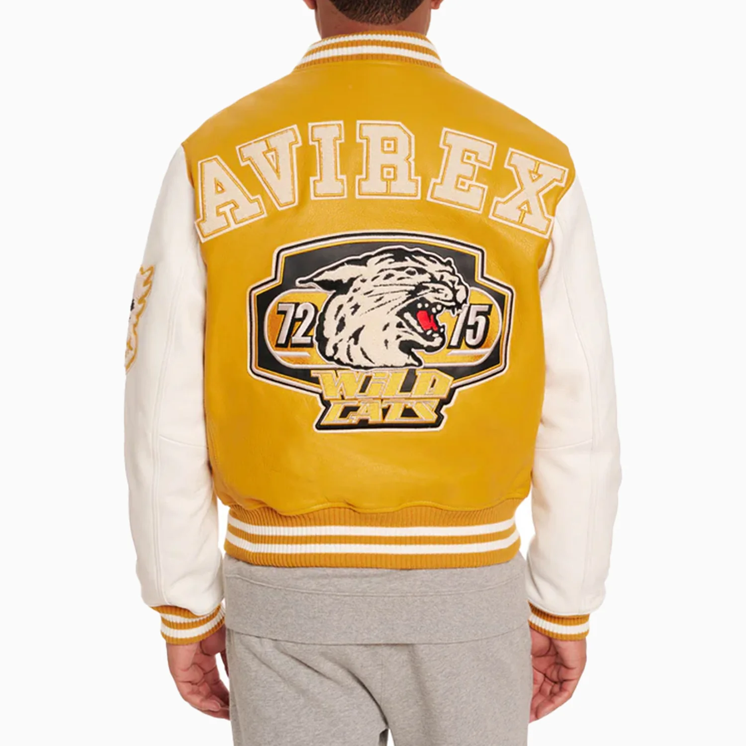 Men's Wildcat Varsity Leather Jacket - Image 2