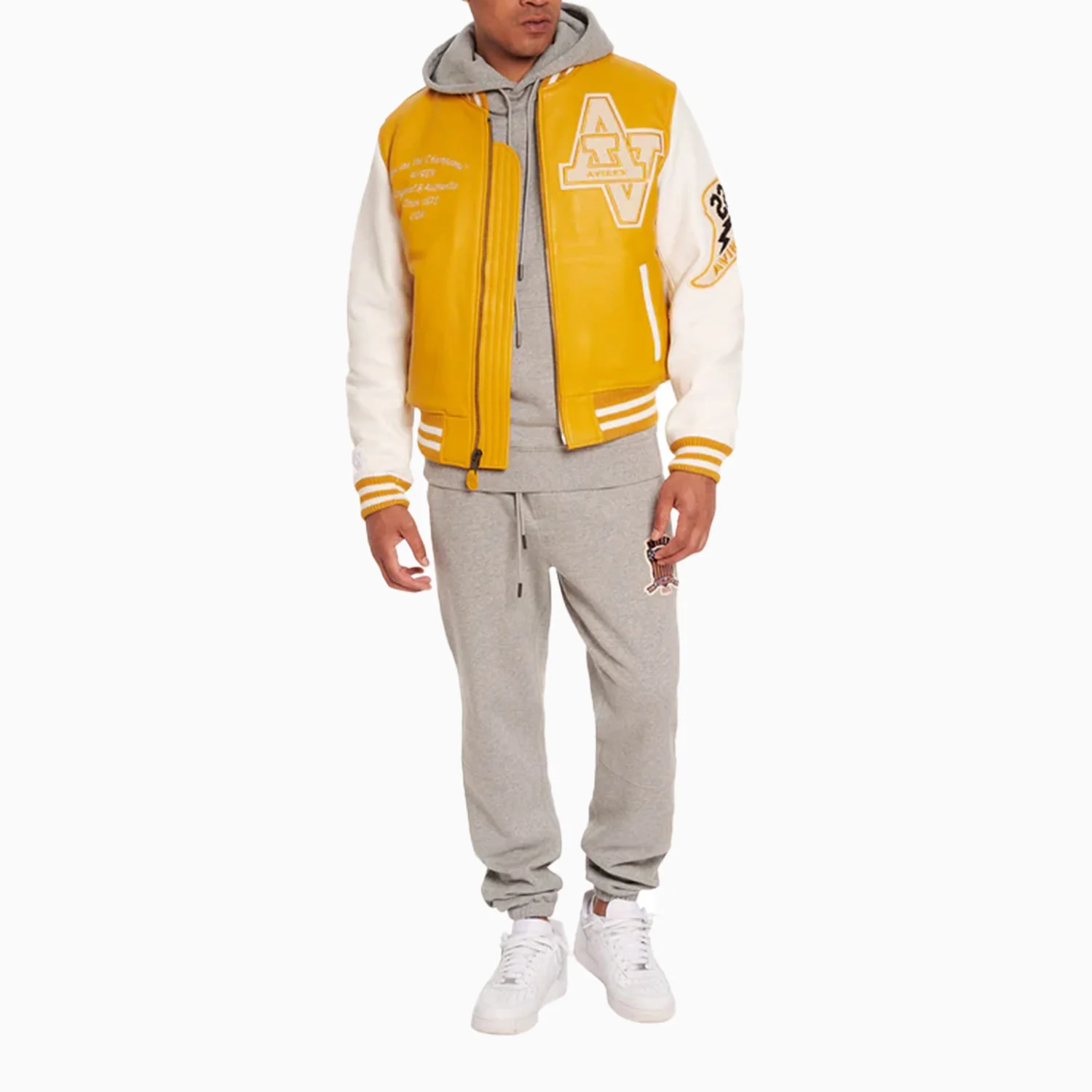 Men's Wildcat Varsity Leather Jacket - Image 3