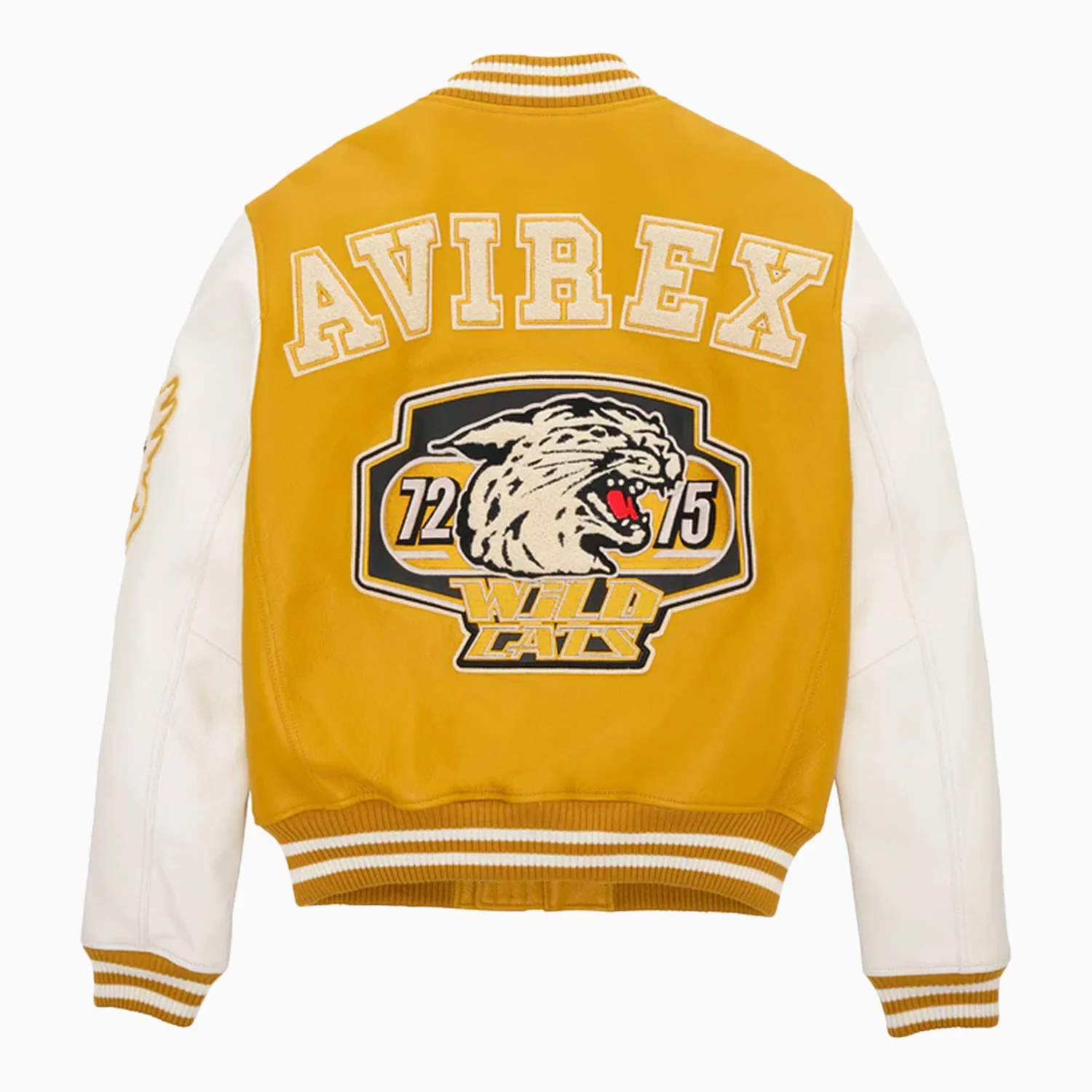 Men's Wildcat Varsity Leather Jacket - Image 5