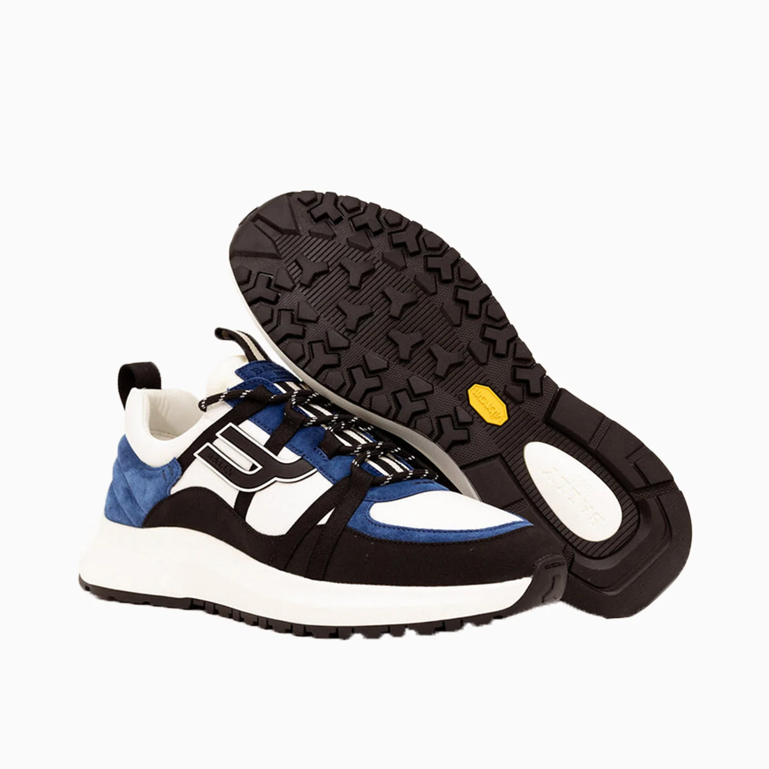 Men's Damon Fabric And Leather Sneakers - Image 2