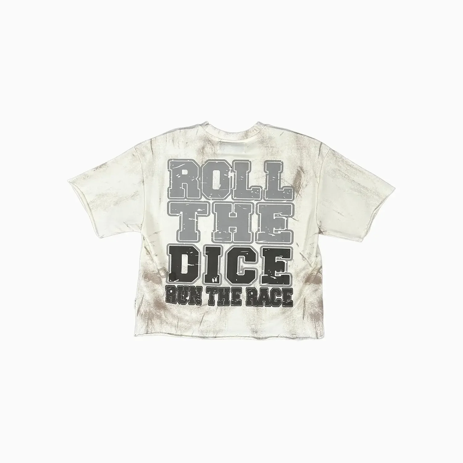 Men's Hell Run F Terry Cropped T-Shirt - Image 2