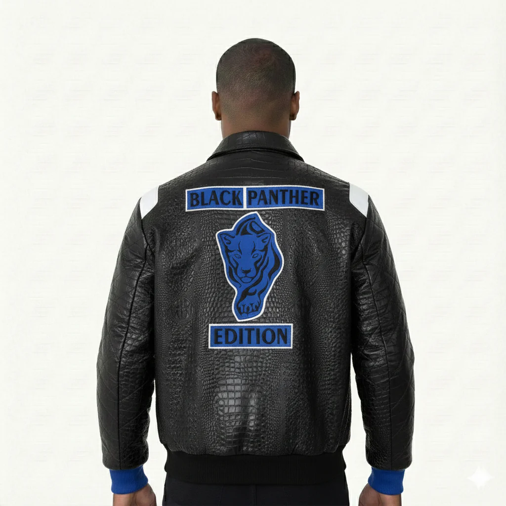 Breyer's Black Panther Edition Leather Jacket - Image 2
