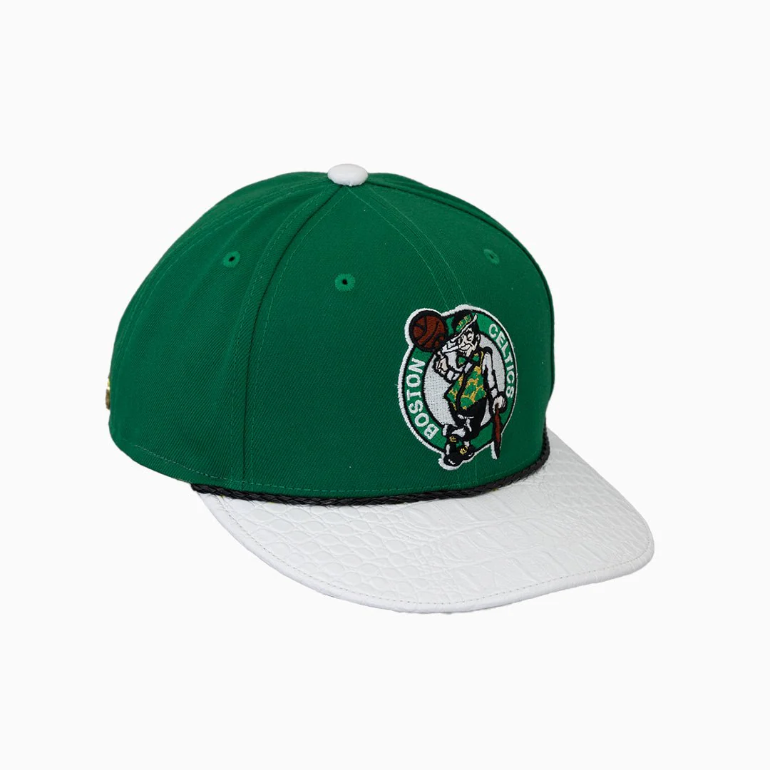 Breyer's Buck 50 Boston Celtics Hat With Leather Visor - Image 5