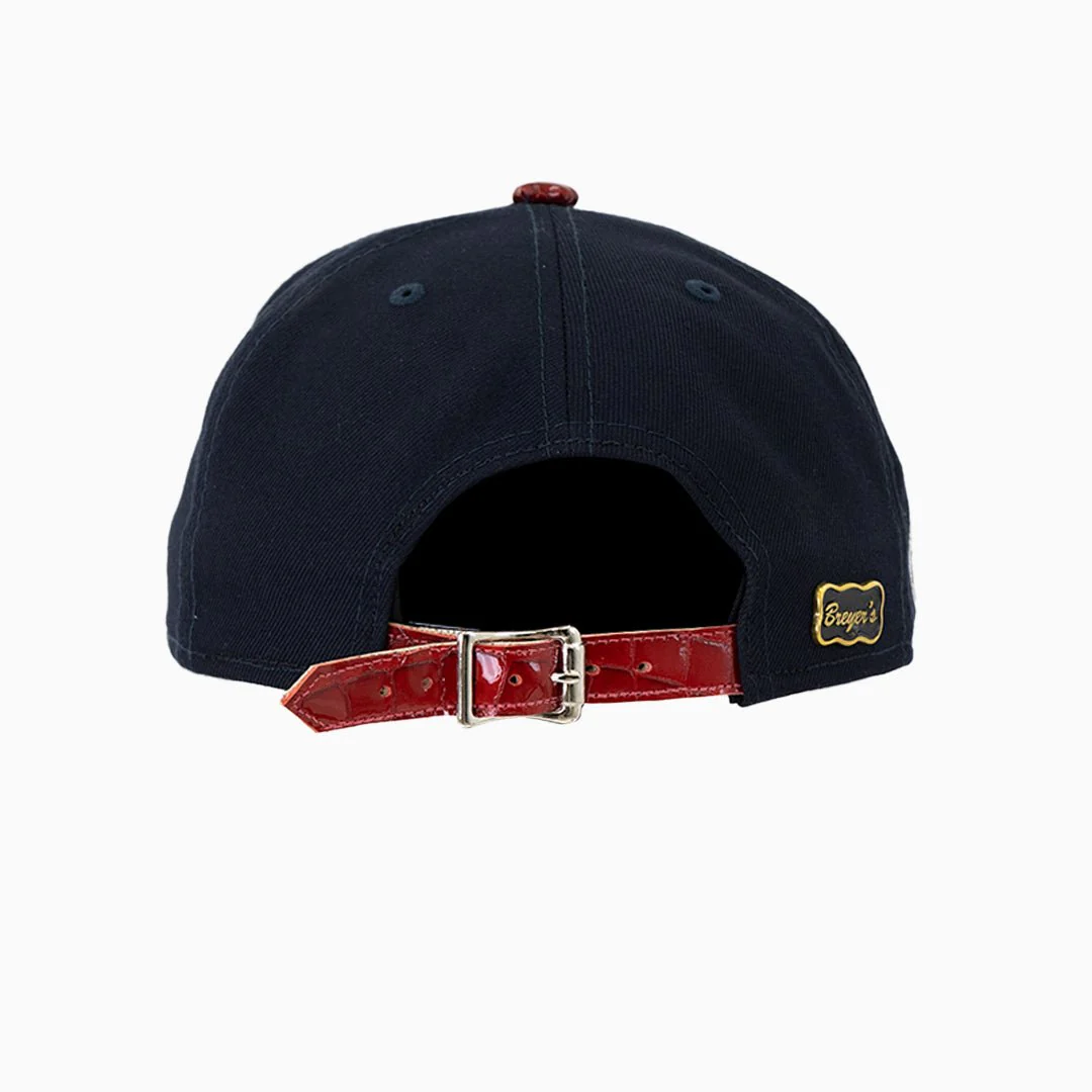 Breyer's Buck 50 Boston Red Sox MLB Hat With Leather Visor - Image 2