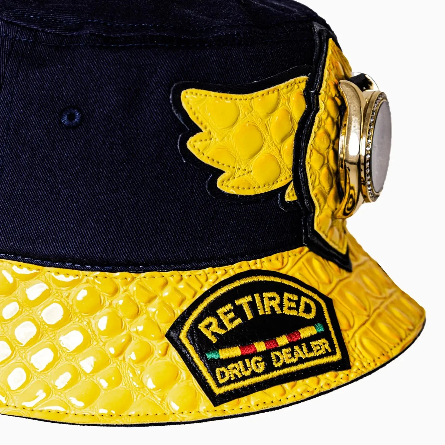 Breyer's Buck 50 Retired Drug Dealer Patch Bucket Watch Hat - Image 4