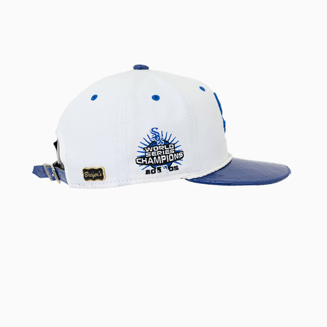 Breyer's Buck 50 Chicago White Sox Hat With Leather Visor (DELIST BY SHEHZAD) - Image 3
