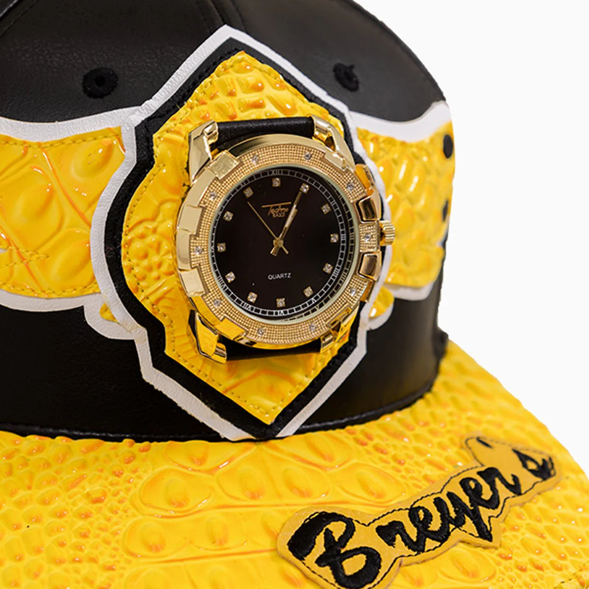 Breyer's Buck 50 Leather Watch Hat With Logo - Image 3