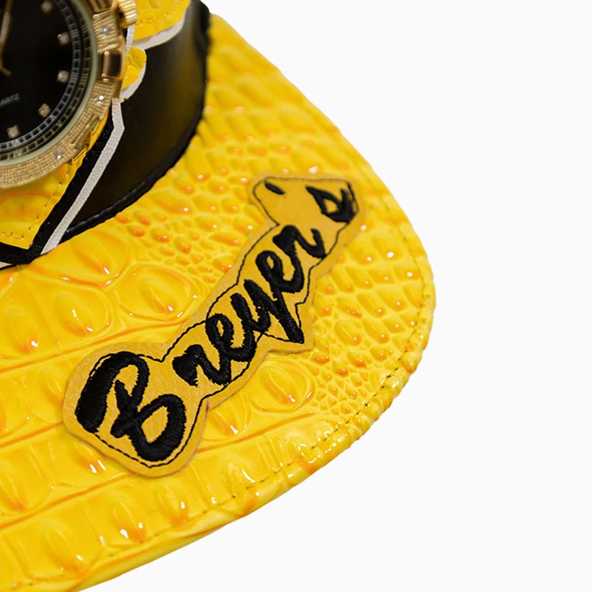 Breyer's Buck 50 Leather Watch Hat With Logo - Image 4