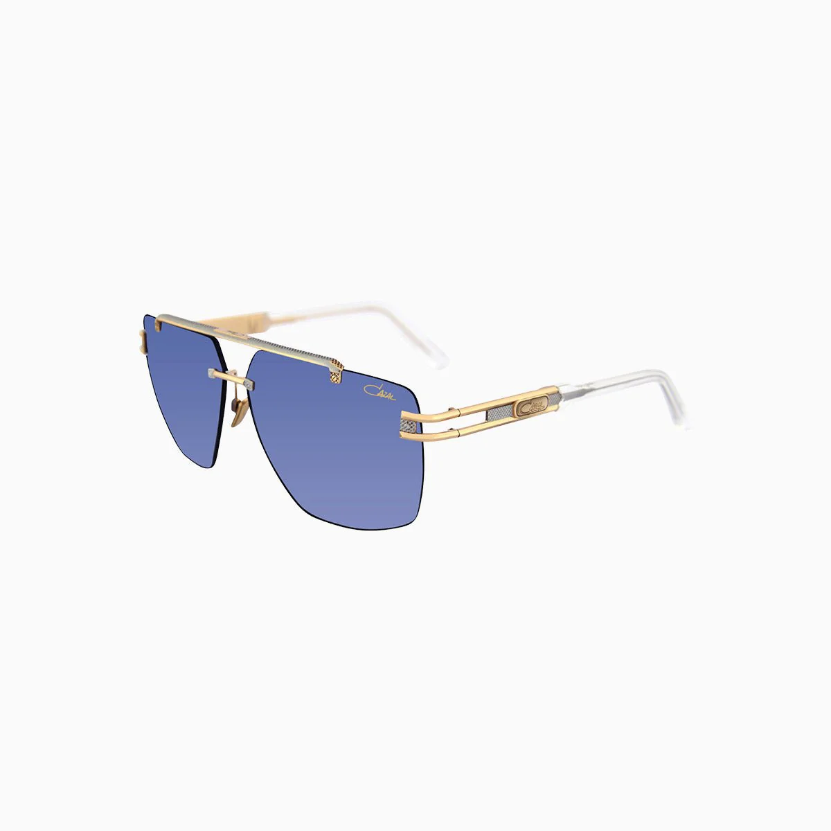 Cazal 9107 Gold Silver Sunglasses - Image 2