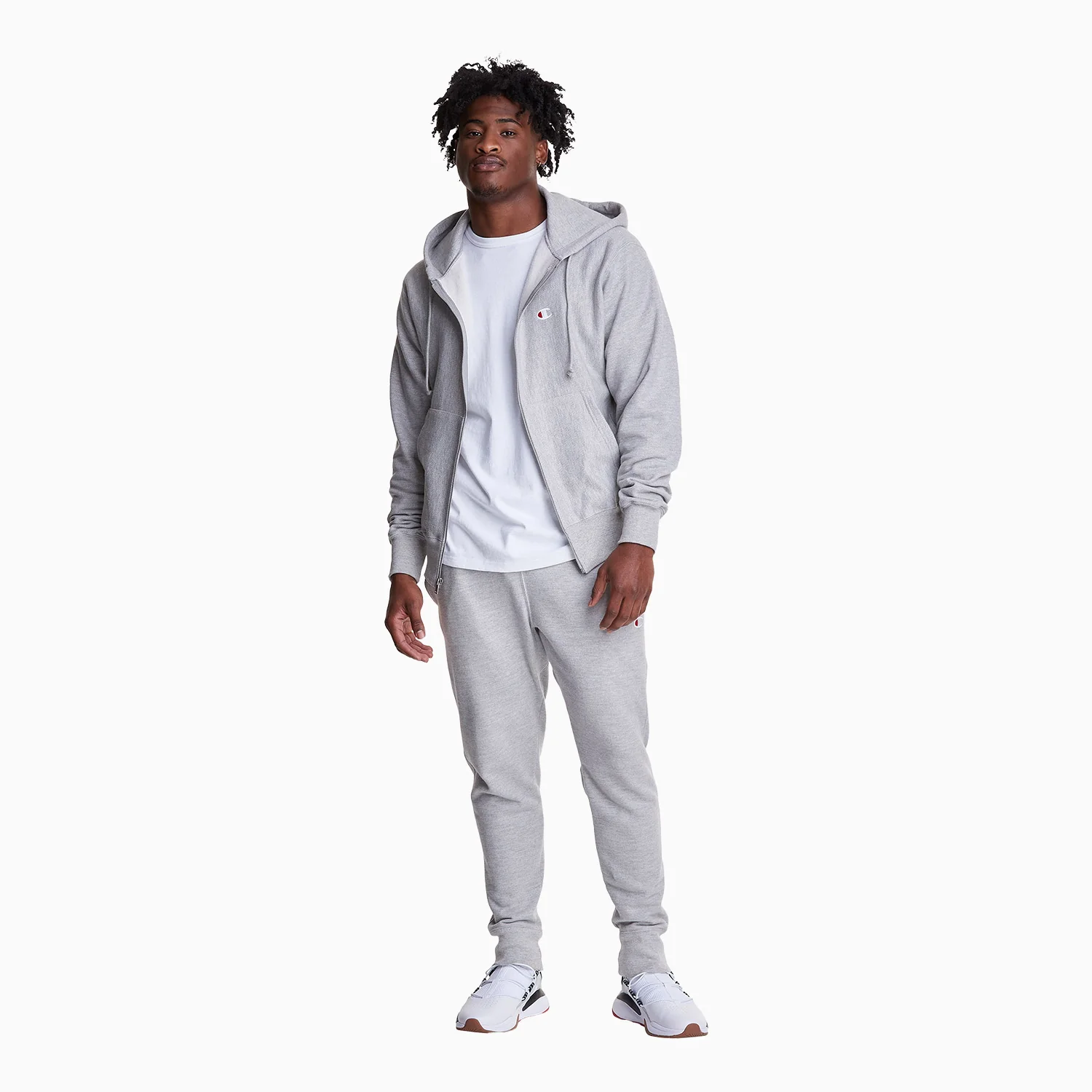 Men's Reverse Weave Full Zip Hoodie - Image 3