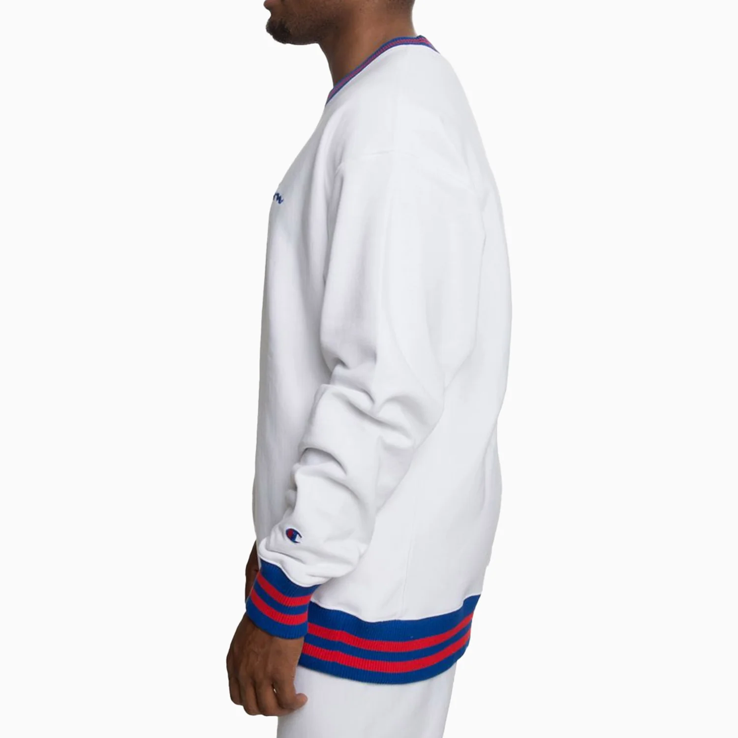Men's Yarn Dye Rib Trim Sweatshirt - Image 3