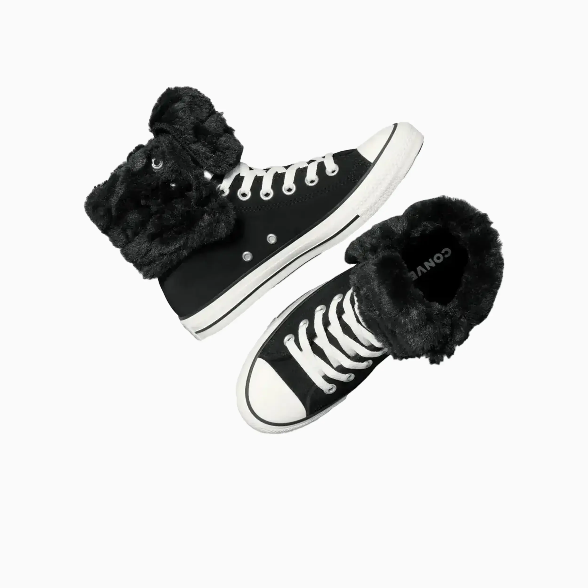 Women's All Star Fold Over Hi Faux Fur - Image 5