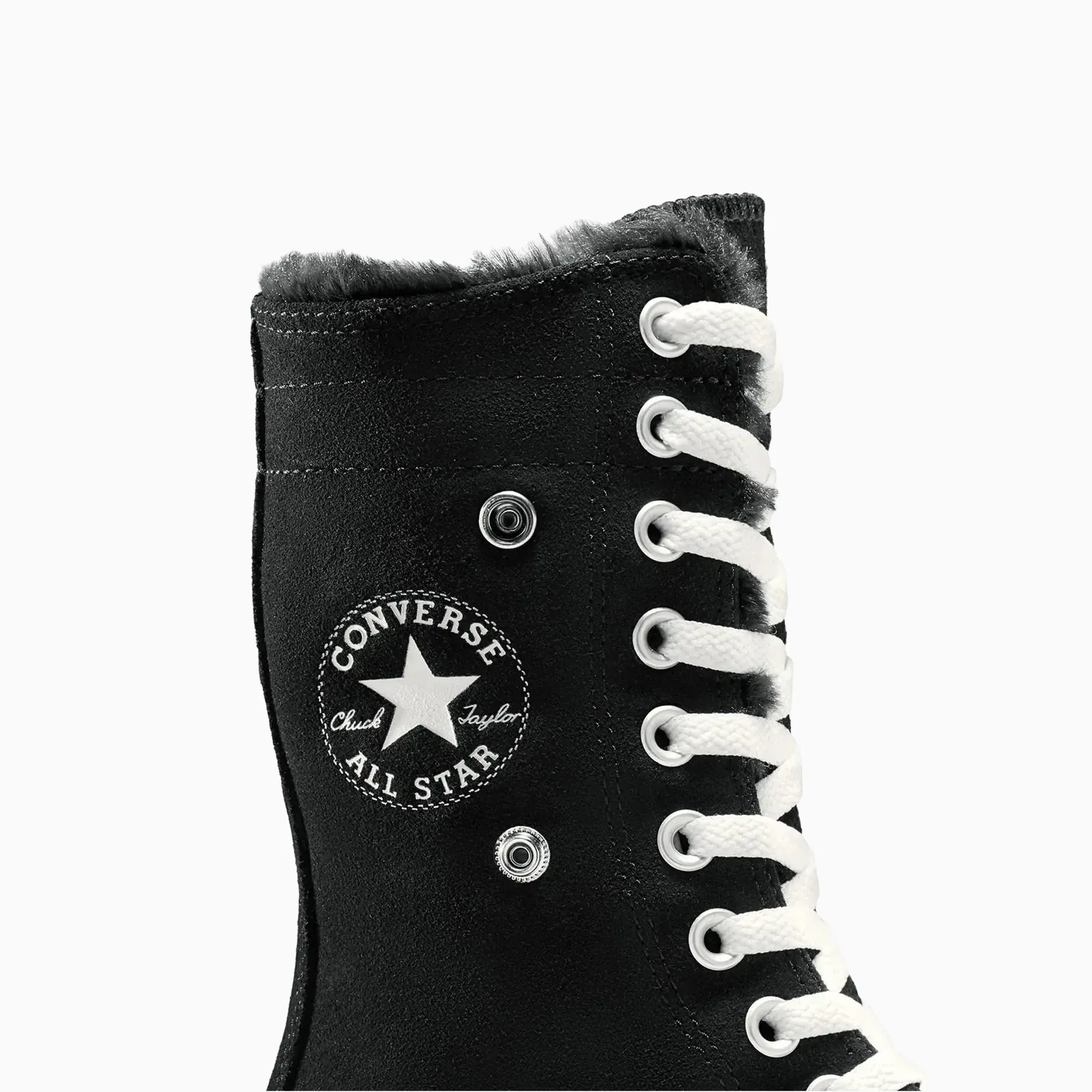 Women's All Star Fold Over Hi Faux Fur - Image 8
