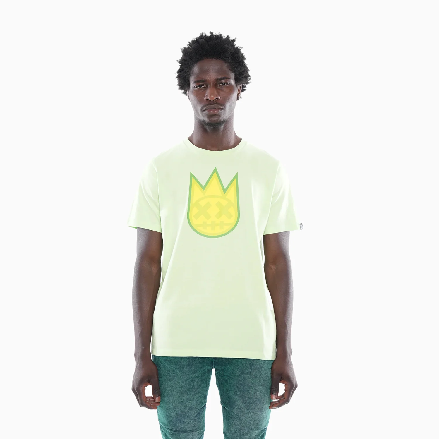 Men's 3D Clean Shimuchan Logo Crew Neck T-Shirt