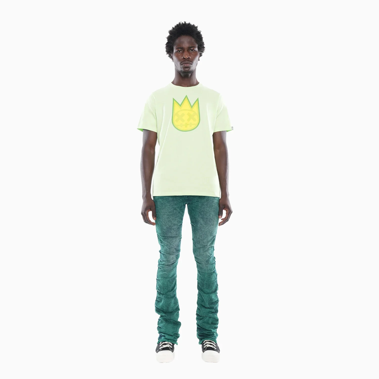 Men's 3D Clean Shimuchan Logo Crew Neck T-Shirt - Image 4