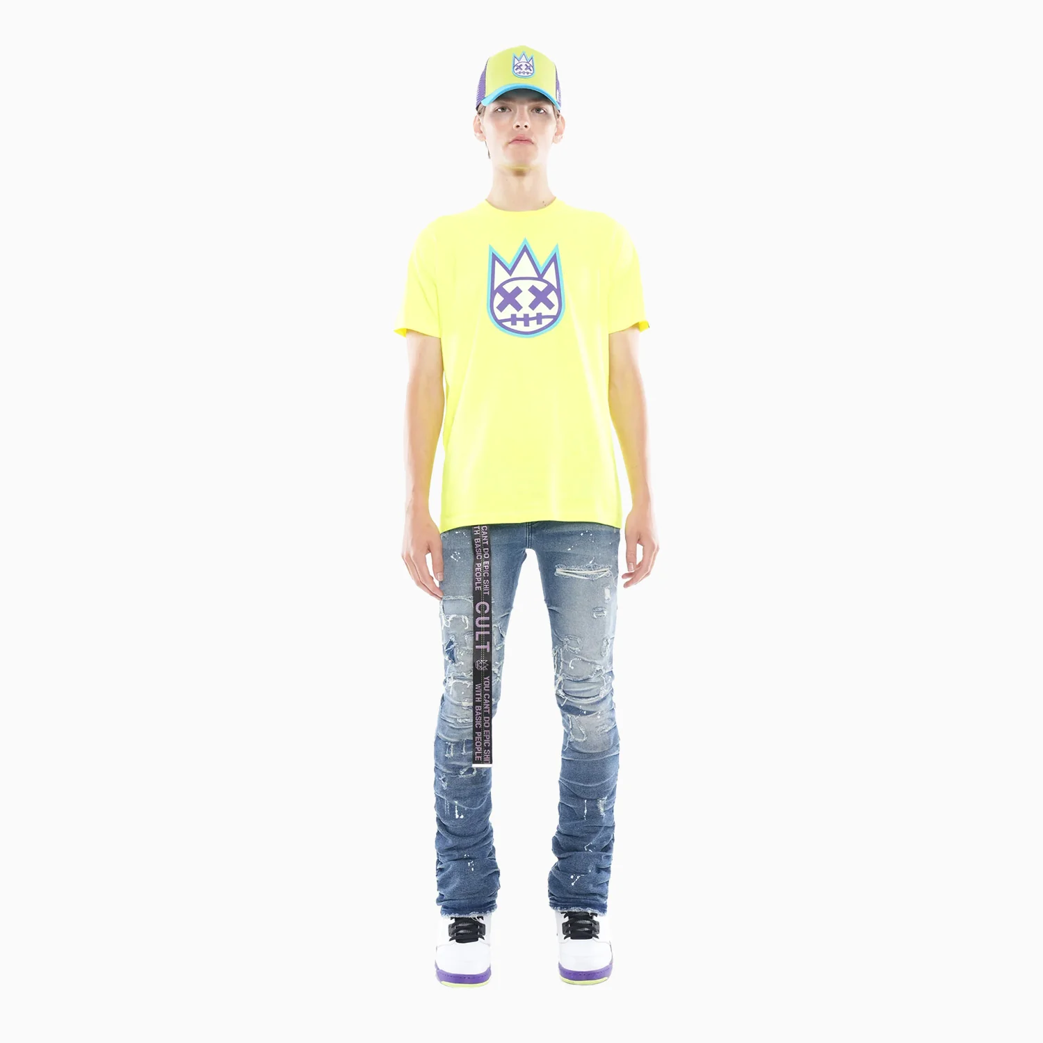Men's 3D Clean Shimuchan Logo Crew Neck T-Shirt - Image 4