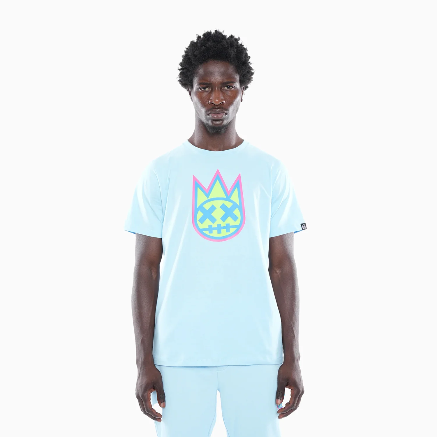 Men's 3D Clean Shimuchan Logo Crew Neck T-Shirt