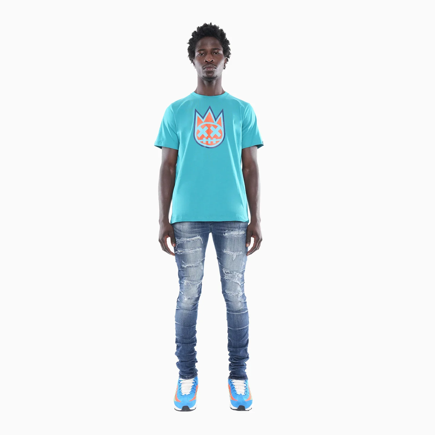 Men's 3D Clean Shimuchan Logo Crew Neck T-Shirt - Image 4
