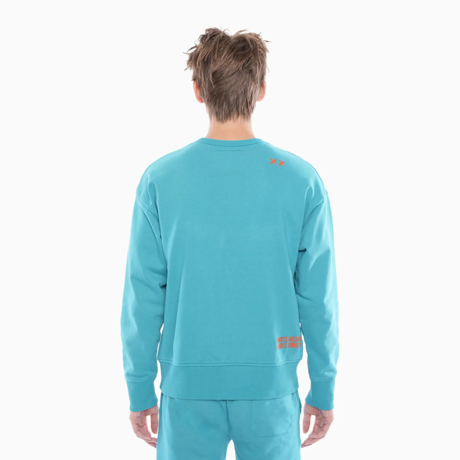 Men's Crew Neck Fleece Sweatshirt - Image 2