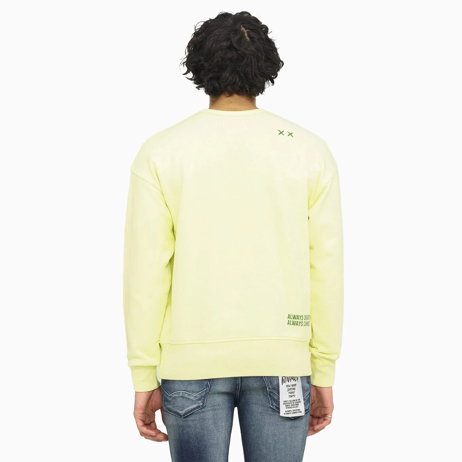 Men's Novelty Fleece Crew Neck Sweatshirt - Image 2