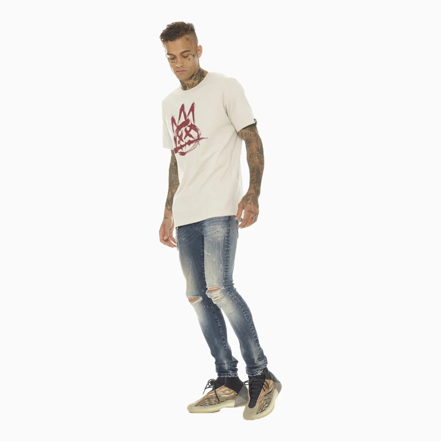 Men's Punk Super Skinny Denim Pant - Image 3