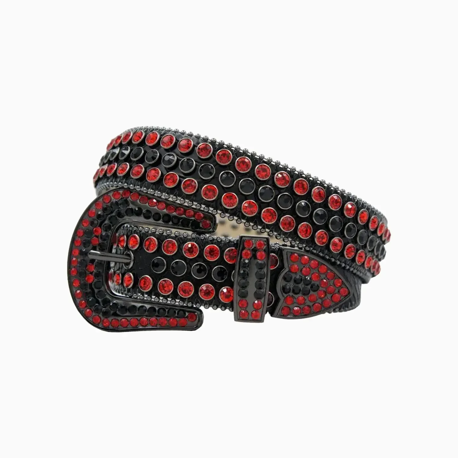 DNA Premium "Red Reign" Rhinestone Belt - Image 2