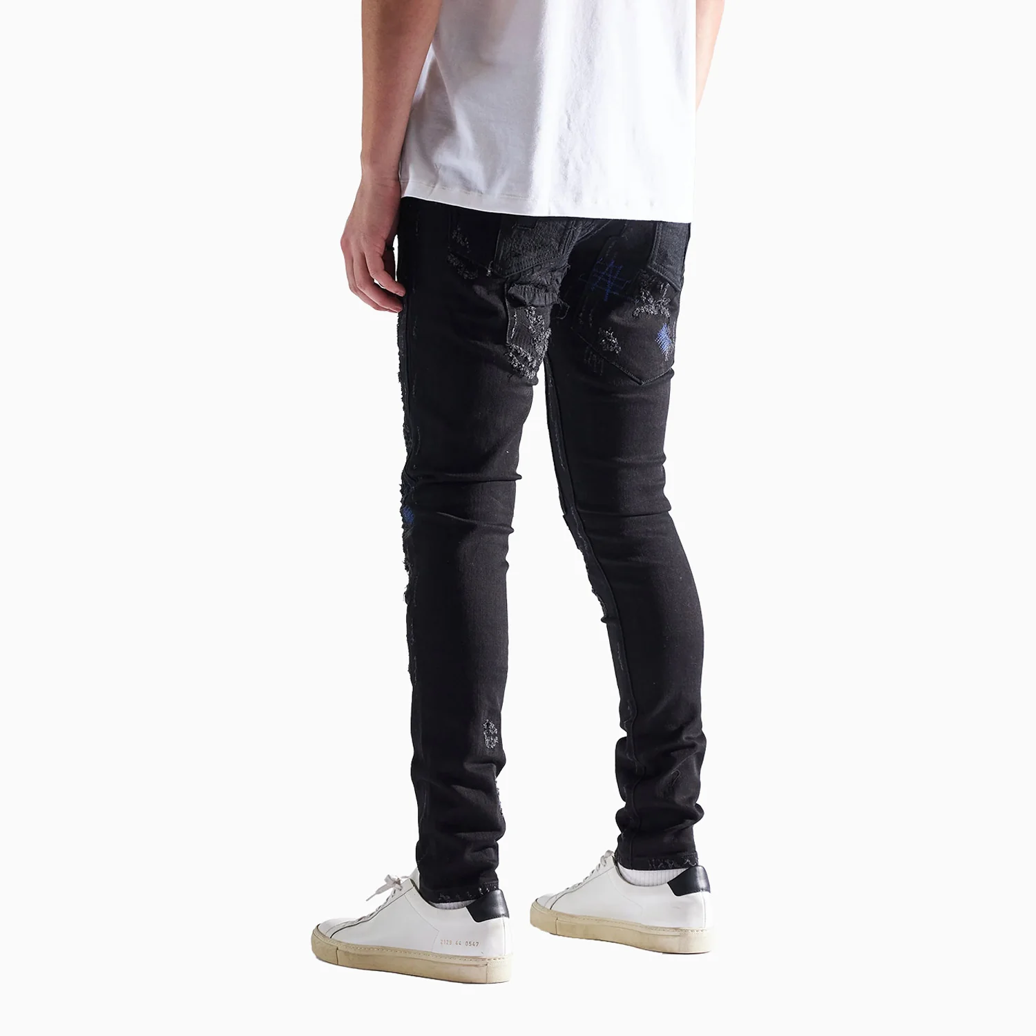 Men's Barker Ripped Skinny Denim Pant - Image 4