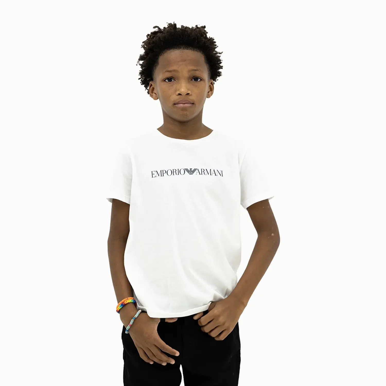 Kid's Logo Pima Jersey Short Sleeve T Shirt - Image 3